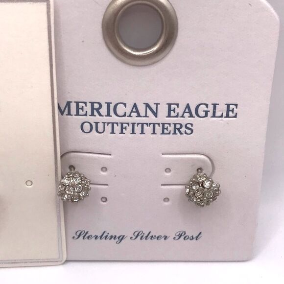 American Eagle Outfitters Silver Stud Earring Set - Picture 4 of 6